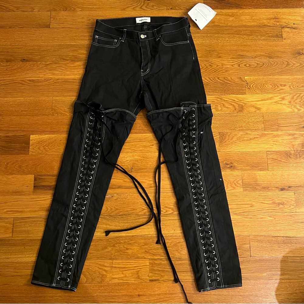 AMBUSH lace up pants